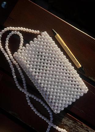 Сумочка з намистин, ручна робота