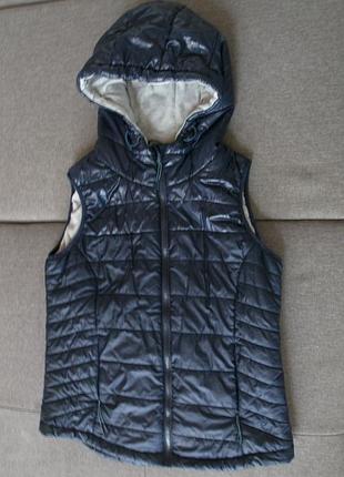 Жилетка женская  тёмно-синяя  cropp