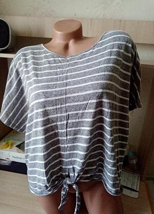 Футболка оригинальная в полоску размер евро 42-44