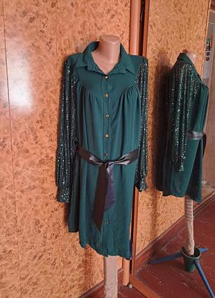 Рубаховое платье 58 размер