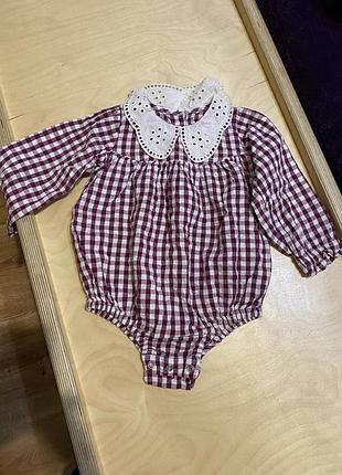 Боді з комірцем