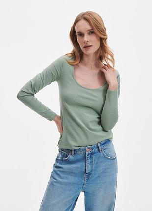 Лонгслів лонгслив лонг котоновий класичний