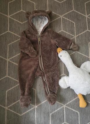 Деми комбез мишка на 3-6м (62см)