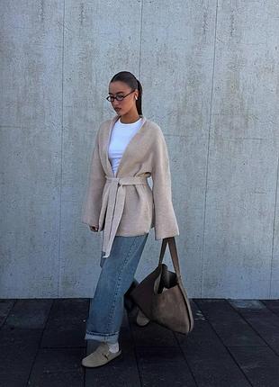 Ангоровый кардиган 3