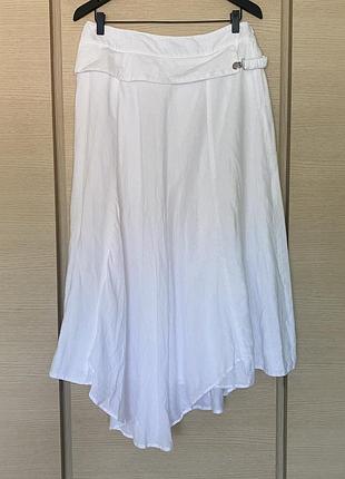 Довга льняна спідниця