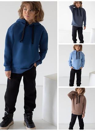 Теплый костюм на флисе, спортивный костюм трехнитка на флисе, зимний костюм на флисе, спортивный костюм на флисе, теплый костюм на флисе