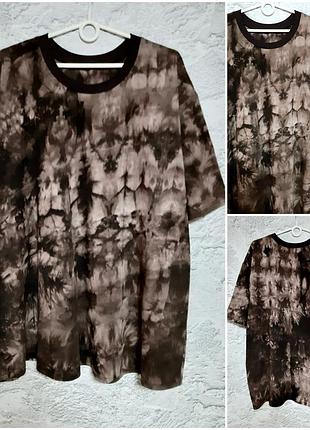 Стильная трендовая футболка большого размера от 46 до 72