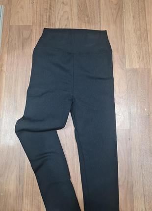 Лосини в рубчик на флісі