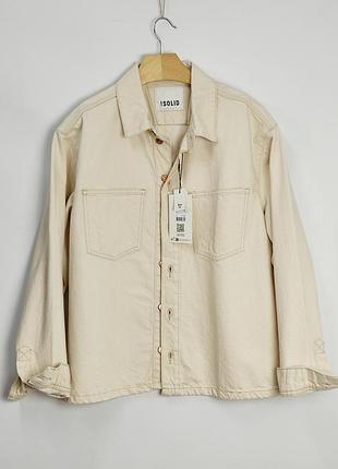 Чоловіча джинсова сорочка-куртка solid