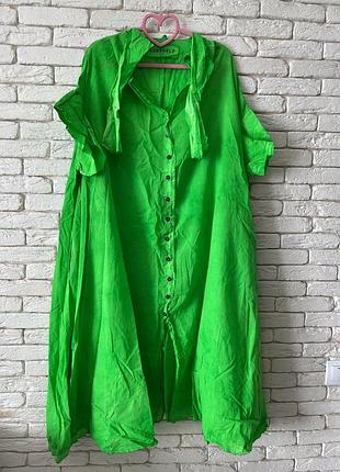 Платье rundholz саратовое оверсайз карманы/руками/гудники идеал