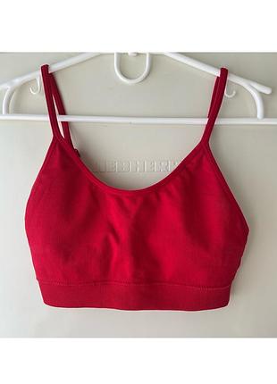 Червоний топік топ ліф ліфчик у рубчик primark s місце для вкладишів