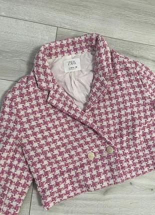 Твідовий блейзер zara