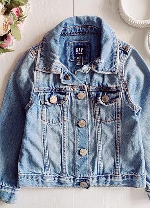 Артикул: 24585 4 года, рост 104 джинсовка на кнопках бренд: gap (геп)