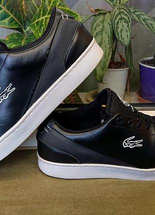 Дуже м'які та легкі прошиті кросівки "laacoste" оригінал. 42 р
