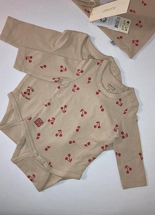 Набор из 2х боди от liewood в подарочном мешочке