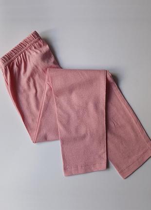 6-7 лет штаны пижамные для девочки домашняя одежда детская хлопок пижама деми штаники трикотажные