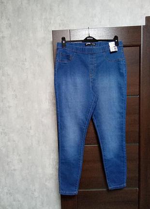 Новые брендовые коттоновые джегинсы р.l(16).