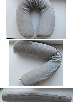 Подушка с эффектом памяти универсальна, под голову, шею, ноги мемори, memory