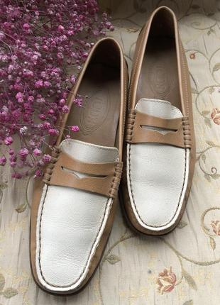Вінтаж,шкіра 100%, туфлі,люкс бренд,tod’s