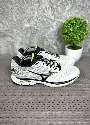 Mizuno 2in1 rider 20 кроссовки 43 размер спортивные белые оригинал