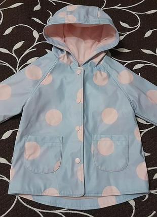 Ветровка дождевик на девочку 9-12 месяцев, фирмы primark