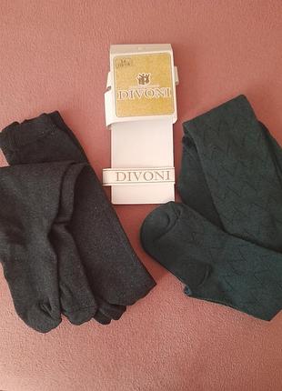 Теплые колготы для девочки 5-6 лет divoni
