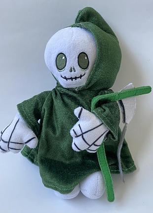 Мягкая игрушка смерть с косой хэллоуин halloween мʼяка плюшева іграшка смерть з косою скелет