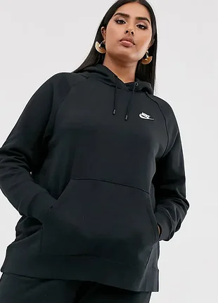Утеплена жіноча худі від nike plus size