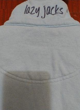 Худи/ кофта теплая, коттон, голубая, 44-46р. 3
