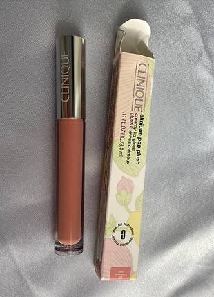Блиск для губ clinique pop plush creamy lip gloss bubblegum pop