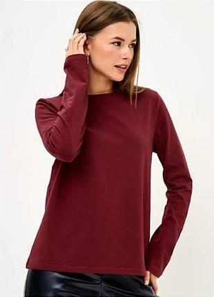 Лонгслив реглан бордо р. l/xl (12/14)