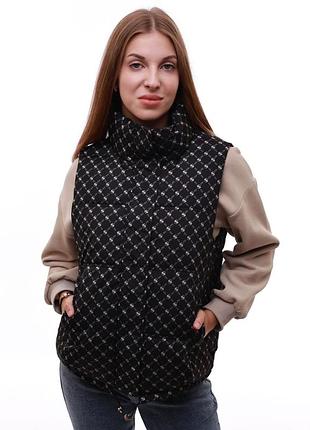 Жилетка безрукавка женская стильная тренд