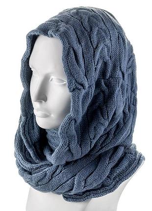 Sale! снуд шарф 30 меринос 30 альпака 40 пан