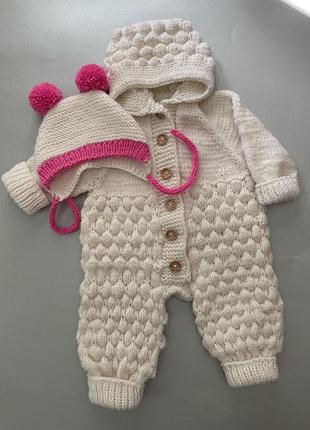 Одяг вʼязаний комплект для немовляти