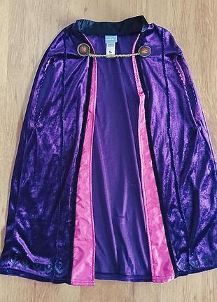 Велюровая плащ накидка анна холодное сердце на 3 -4 года