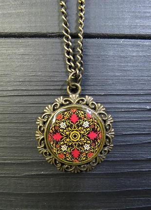 Кулон с узором 7