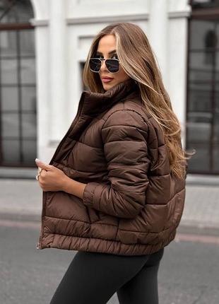 Куртка😍 💥плащевка лаке ( силикон 200 )