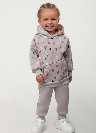 Теплый детский костюм на флисе