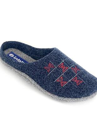 Жіночі, повністю повстяні паркетні тапочки inblu