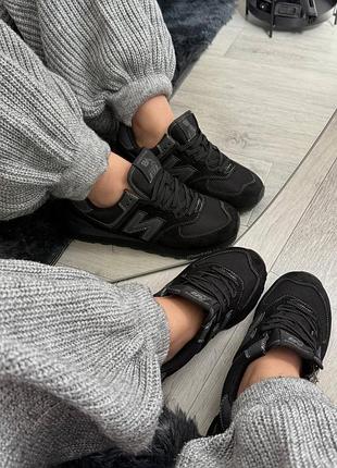 New balance 574 black 6