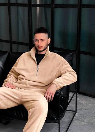 Теплий чоловічий флісовий спортивний костюм фліс