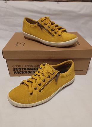 Женские кожаные кроссовки кеды legero р.39