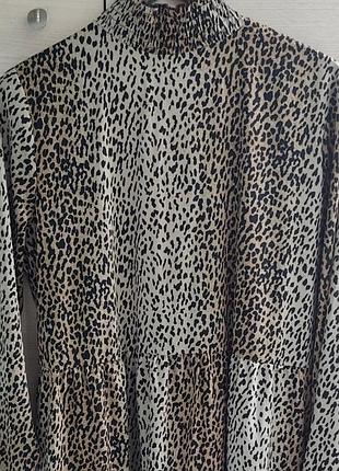 Ярусное платье в принт