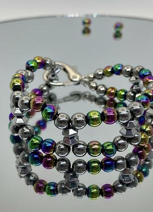 Браслет з гематиту