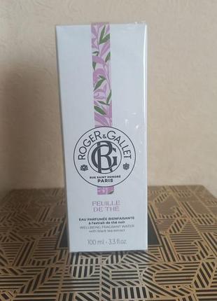 Roger&amp;gallet feuille de the wellbeing fragrant water
