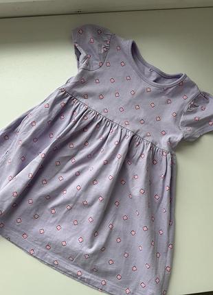 Платье в принт на 3-4 года