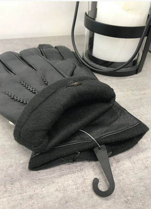 Рукавички.чоловічі зимові рукавички з натуральної шкіри shust gloves сенсорні розмір s4 фото