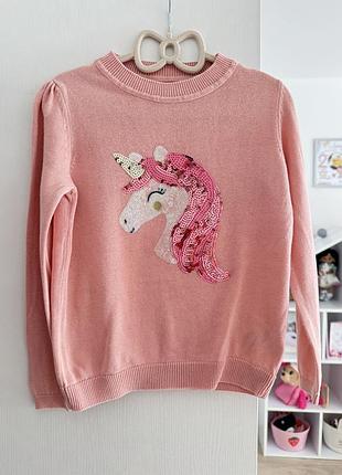 Кофта світер з єдинорогом сведрик