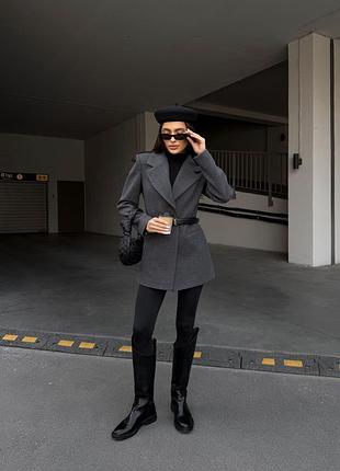 Стильный пиджак жакет шерсть