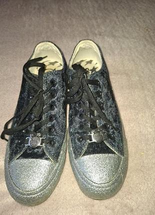 Кеды converse all×star с блестящей подошвой